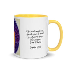 Load image into Gallery viewer, Psalm 91 Prophetic Art Mug with Color Inside