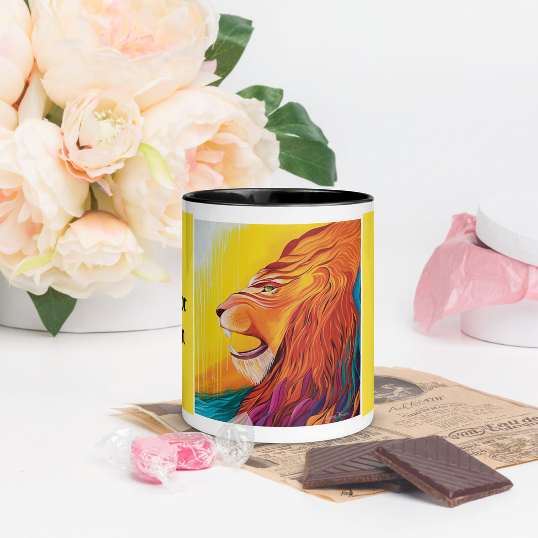 The Warrior Within Mug with Color Inside