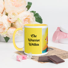Load image into Gallery viewer, The Warrior Within Mug with Color Inside
