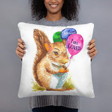 Load image into Gallery viewer, Samuel the Squirrel Basic Pillow
