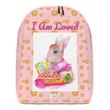 Load image into Gallery viewer, I Am Loved Bunny Minimalist Backpack
