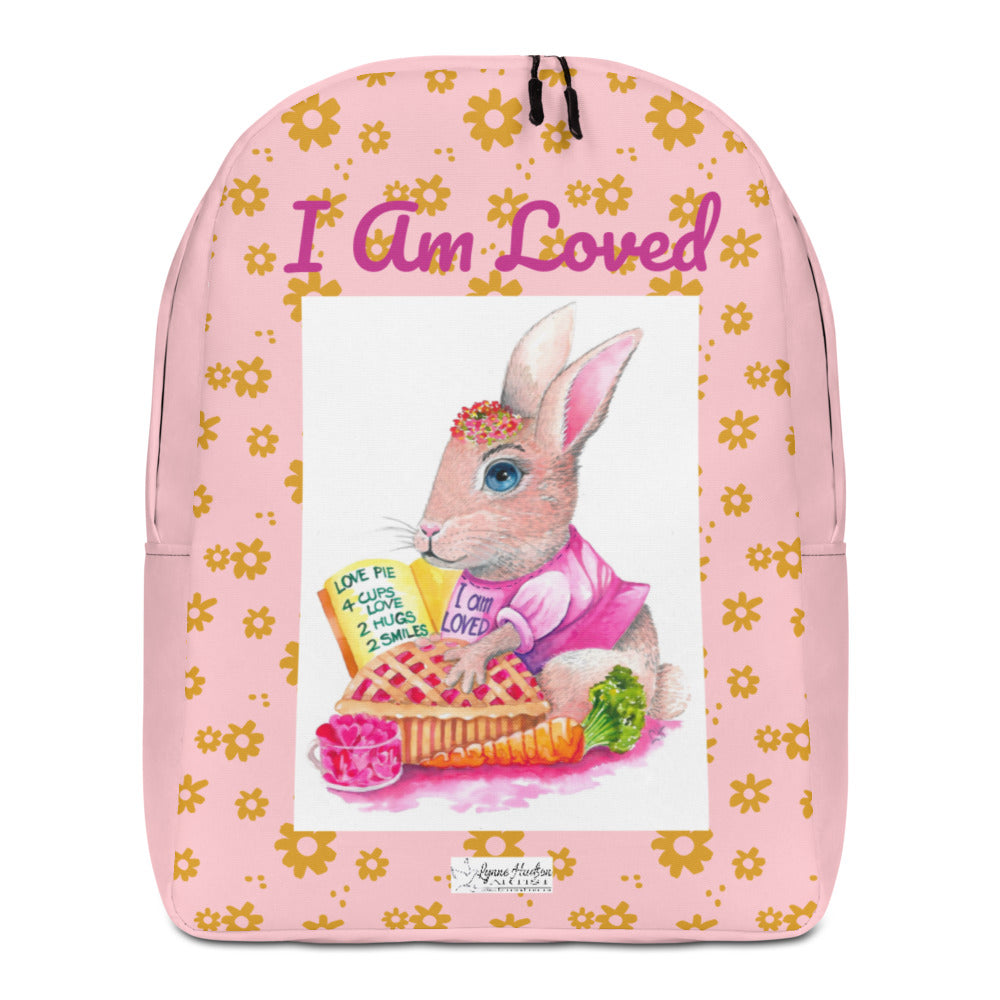 I Am Loved Bunny Minimalist Backpack