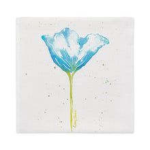 Load image into Gallery viewer, Blue Poppy Premium Pillow Case
