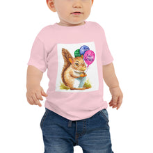 Load image into Gallery viewer, Samuel the Squirrel Baby Jersey Short Sleeve Tee
