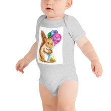 Load image into Gallery viewer, Samuel the Squirrel Baby short sleeve one piece
