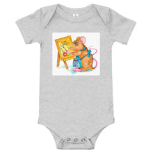 Load image into Gallery viewer, Martha the Mouse Baby short sleeve one piece
