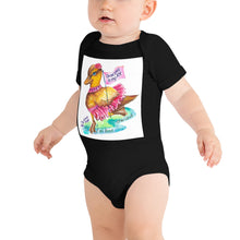 Load image into Gallery viewer, Deborah the Duck Baby short sleeve one piece
