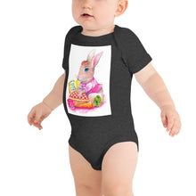 Load image into Gallery viewer, Betty the Bunny Baby short sleeve one piece
