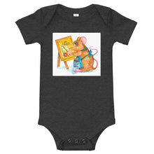 Load image into Gallery viewer, Martha the Mouse Baby short sleeve one piece
