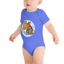 Load image into Gallery viewer, Martha the Mouse Halo Baby short sleeve one piece
