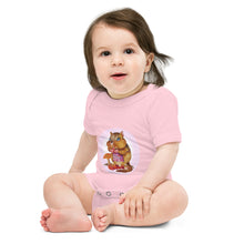 Load image into Gallery viewer, Carrie the Chipmunk Halo Baby short sleeve one piece

