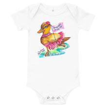 Load image into Gallery viewer, Deborah the Duck Baby short sleeve one piece
