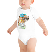 Load image into Gallery viewer, Roger the Racoon Baby short sleeve one piece
