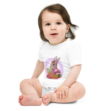 Load image into Gallery viewer, Betty the Bunny Halo Baby short sleeve one piece
