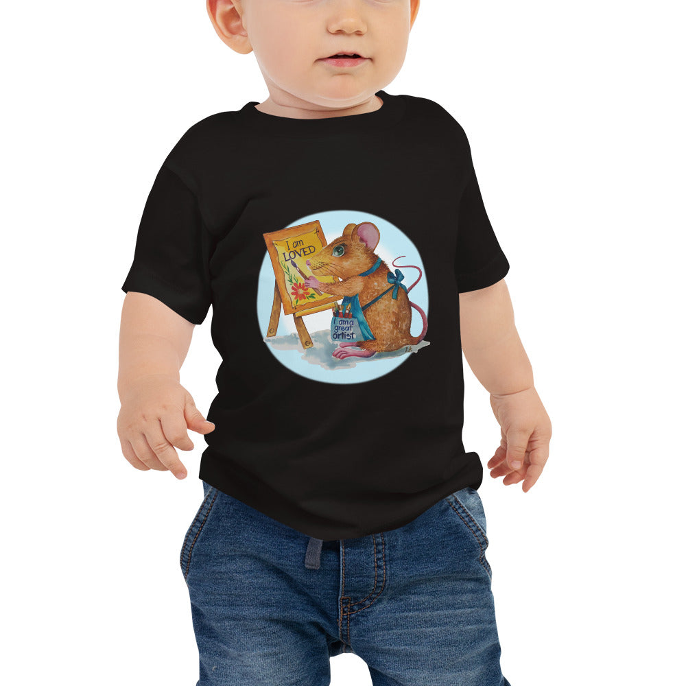 Martha the Mouse Halo Baby Jersey Short Sleeve Tee