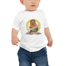 Load image into Gallery viewer, Bradley the Beaver Halo Baby Jersey Short Sleeve Tee
