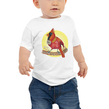 Load image into Gallery viewer, Carl the Cardinal Halo Baby Jersey Short Sleeve Tee
