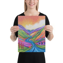 Load image into Gallery viewer, Rivers of Healing Prophetic Art Canvas
