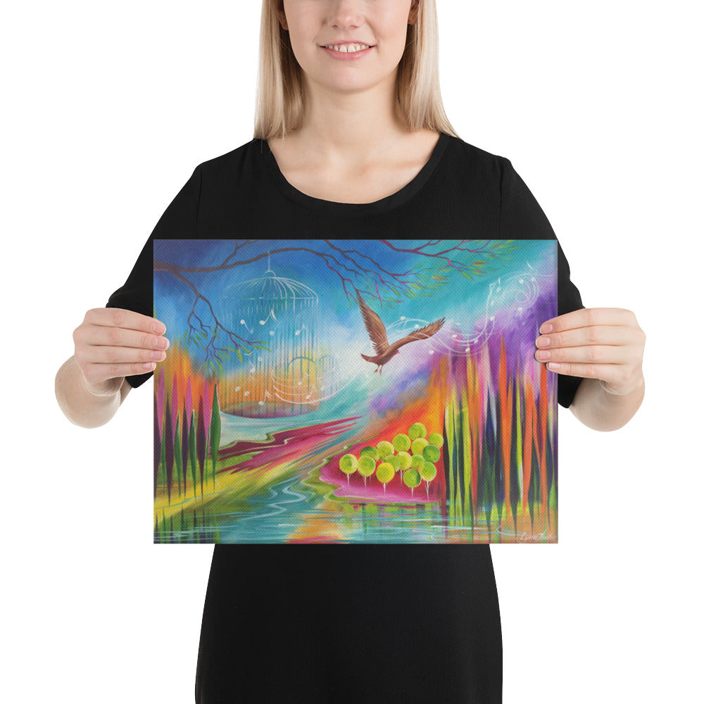 Set Free Prophetic Art Canvas