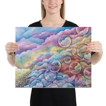Load image into Gallery viewer, Bubbles of Joy Prophetic Art Canvas
