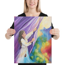 Load image into Gallery viewer, Pull Back the Curtain Prophetic Art Canvas
