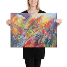 Load image into Gallery viewer, Rivers of Flowing Life Prophetic Art Canvas
