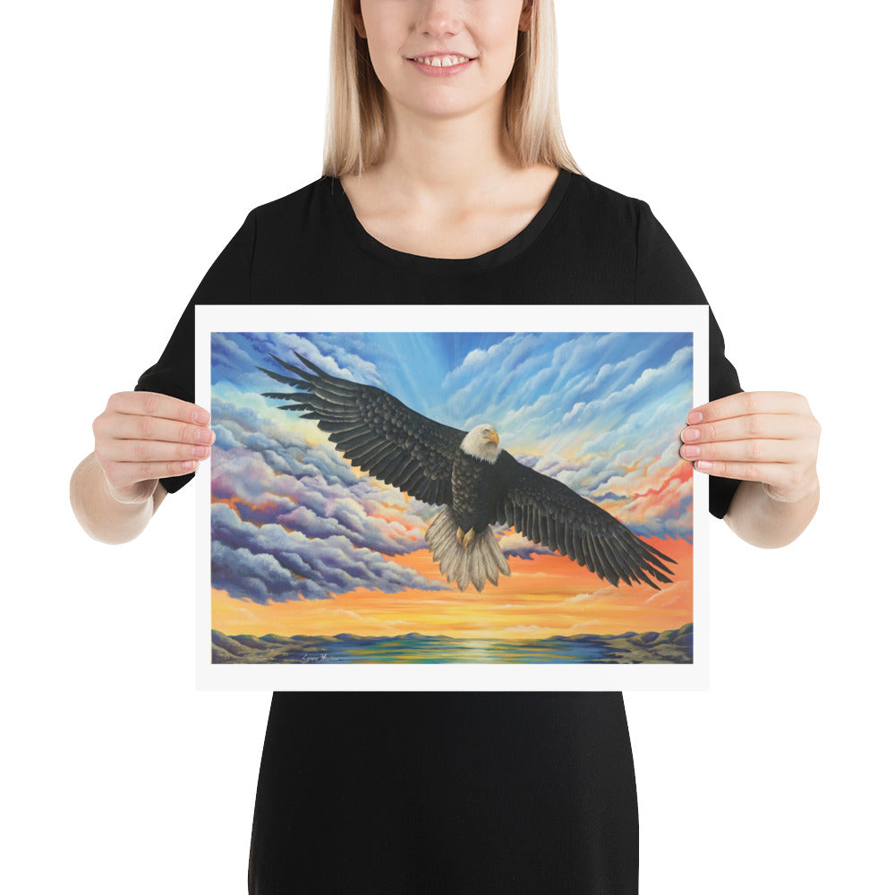 Soaring to greater heights Prophetic Art Print