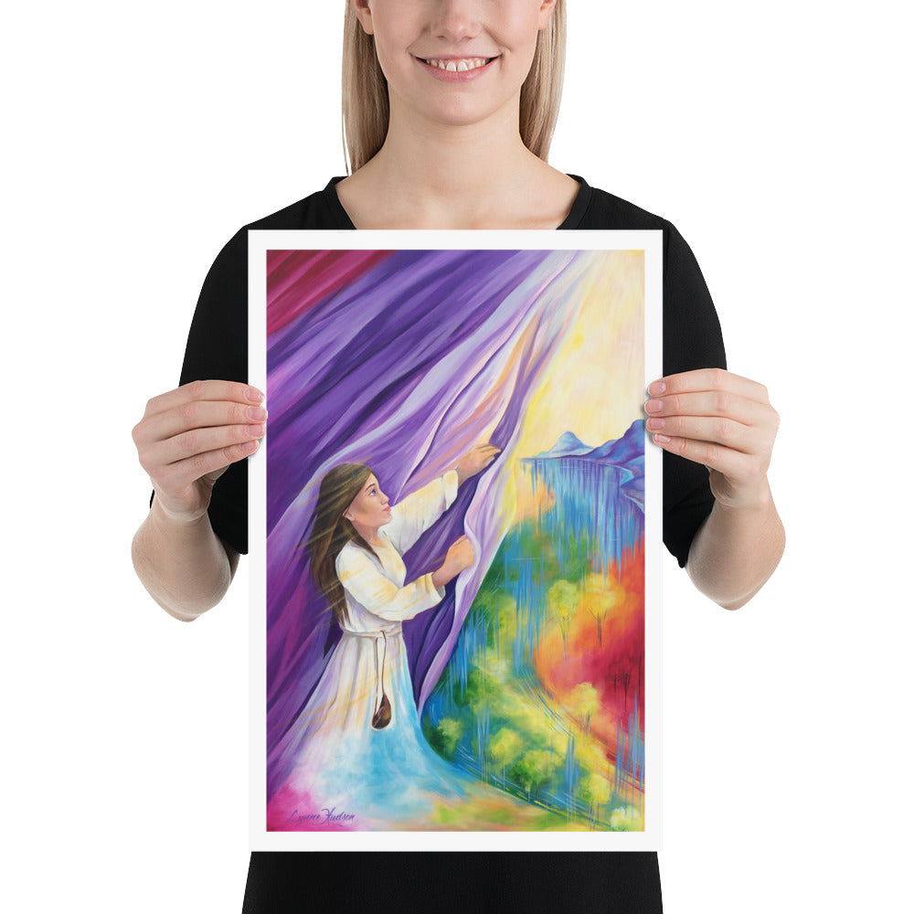Pull back the Curtain Prophetic Art print