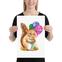 Load image into Gallery viewer, Samuel the Squirrel Art Print
