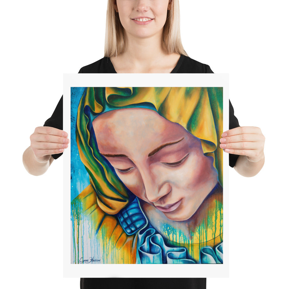 Mother Mary Prophetic Art print