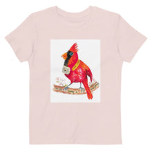 Load image into Gallery viewer, Carl the Cardinal Organic cotton kids t-shirt

