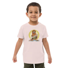 Load image into Gallery viewer, Bradley the Beaver Halo Organic cotton kids t-shirt
