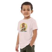 Load image into Gallery viewer, Bradley the Beaver Halo Organic cotton kids t-shirt
