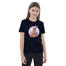 Load image into Gallery viewer, Betty the Bunny Halo Organic cotton kids t-shirt
