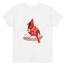 Load image into Gallery viewer, Carl the Cardinal Organic cotton kids t-shirt
