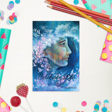 Load image into Gallery viewer, Celebrate Life Prophetic Art Postcard
