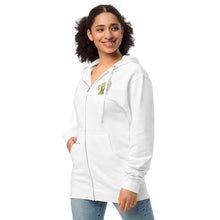 Load image into Gallery viewer, Beauty for Ashes Unisex fleece zip up hoodie
