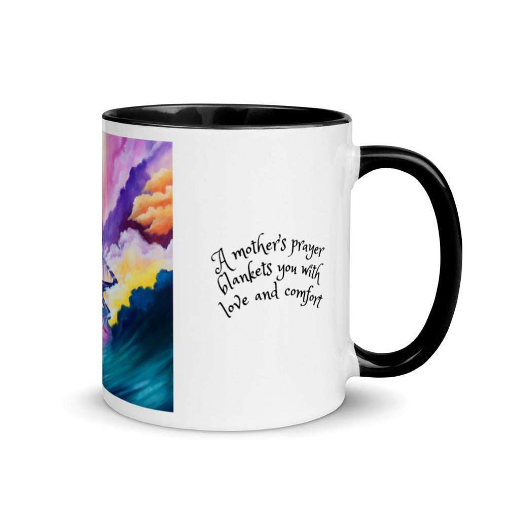 A Mother's Prayer Mug with Color Inside