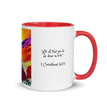 Load image into Gallery viewer, Walk with Me Prophetic Art Mug with Color Inside
